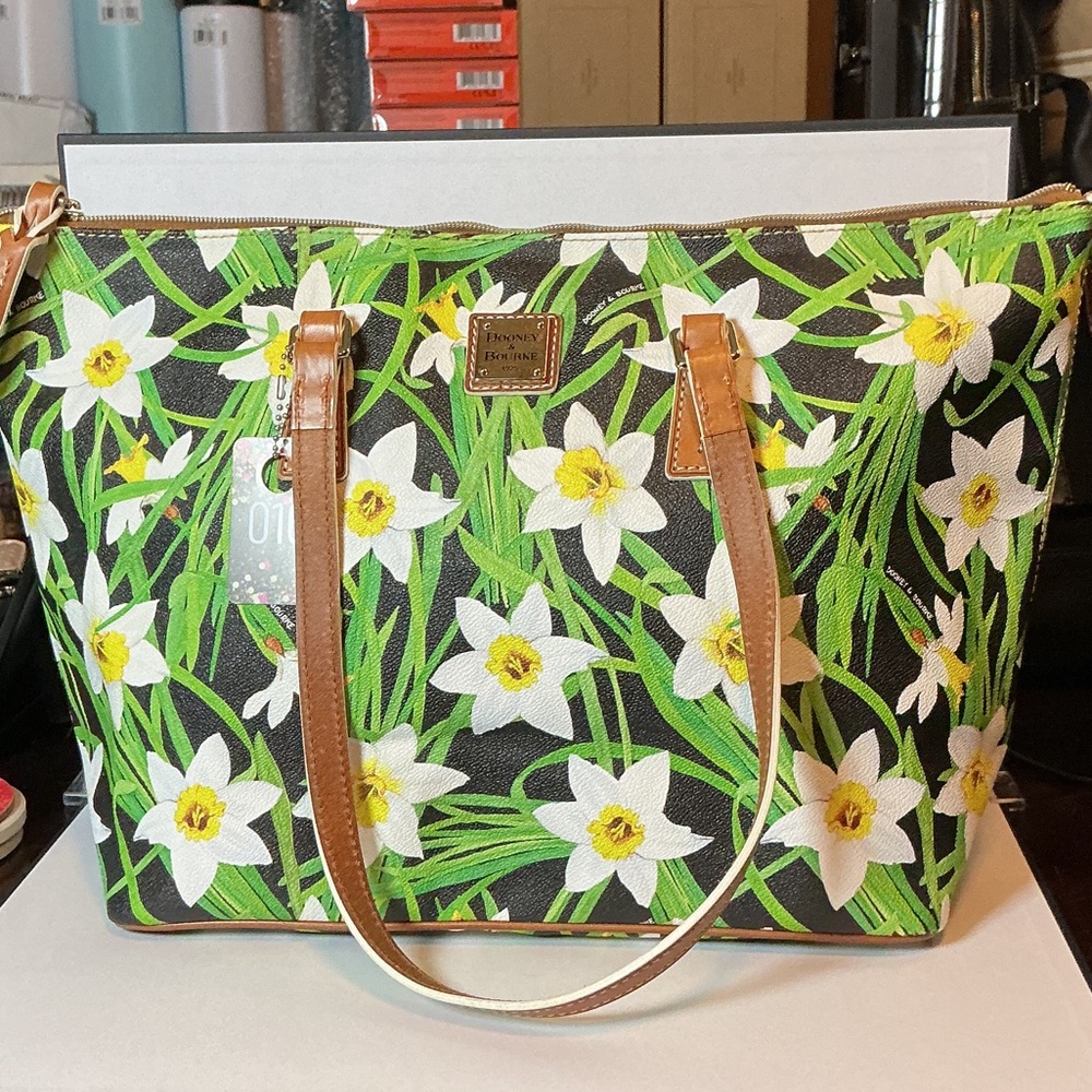 Dooney & Bourke Daffodil Floral Tote